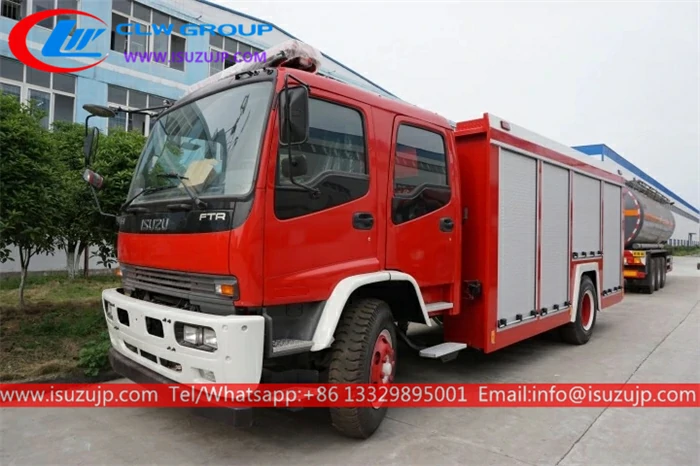 ISUZU FTR 6 ton fire tender for sale Jordan ISUZU FTR 6 ton fire tender for sale Jordan