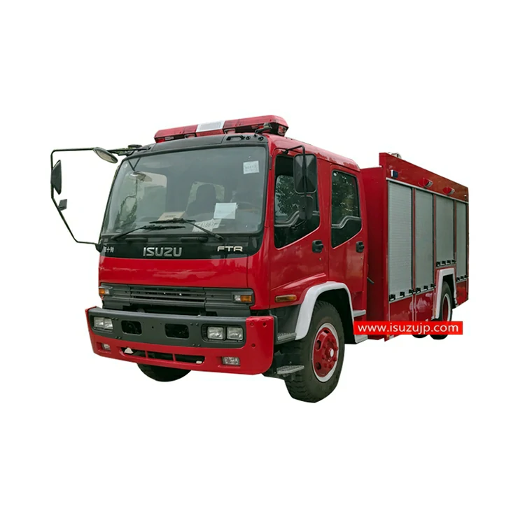ISUZU FTR 6 ton foam tender fire truck Tajikistan ISUZU FTR 6 ton foam tender fire truck Tajikistan