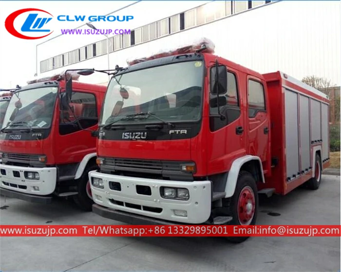 ISUZU FTR 6000 litres fire service truck Uzbekistan ISUZU FTR 6000 litres fire service truck Uzbekistan