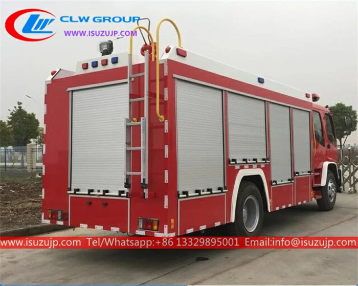 ISUZU FTR 6000L rural fire truck Turkmenistan ISUZU FTR 6000L rural fire truck Turkmenistan
