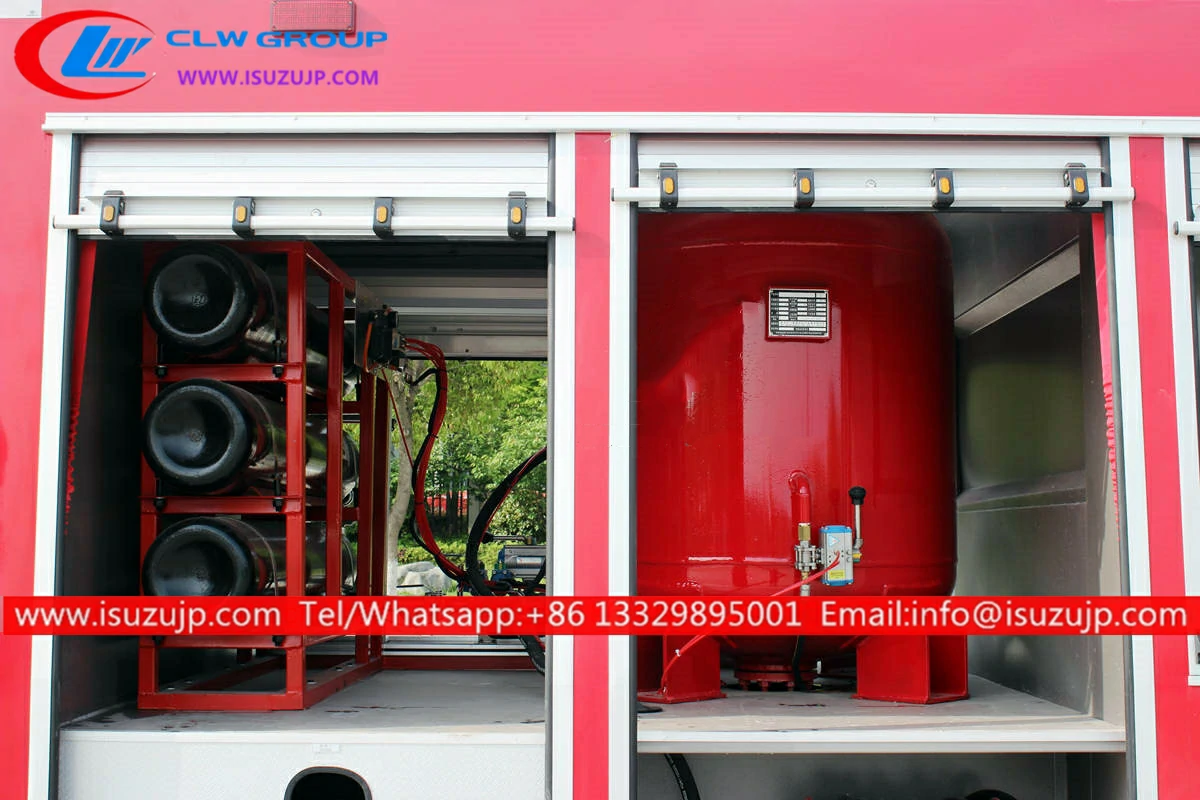 ISUZU FVR chemical fire truck Uruguay ISUZU FVR chemical fire truck Uruguay