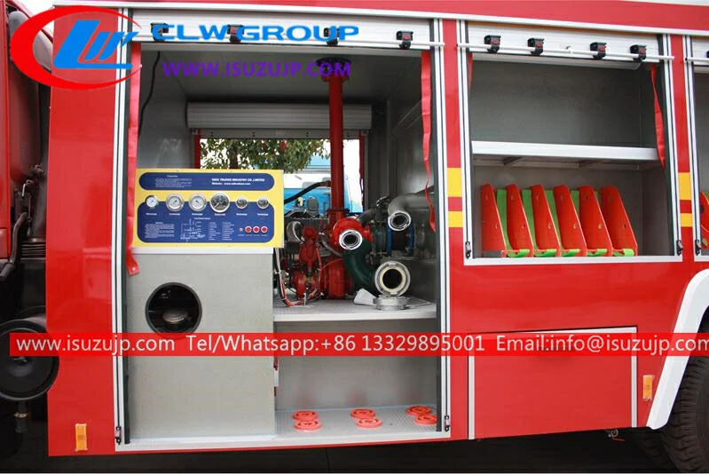 ISUZU FVR dry chemical powder airport fire truck ISUZU FVR dry chemical powder airport fire truck