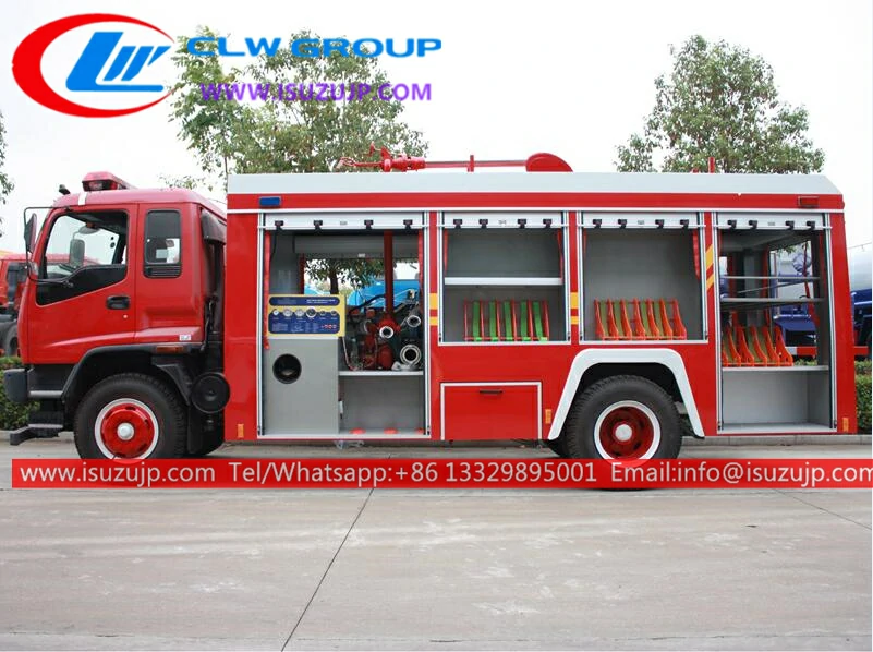 ISUZU FVR dry chemical powder fire engine for sale ISUZU FVR dry chemical powder fire engine for sale