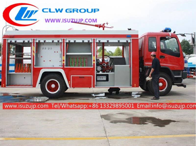 ISUZU FVR dry chemical powder firefighter truck ISUZU FVR dry chemical powder firefighter truck