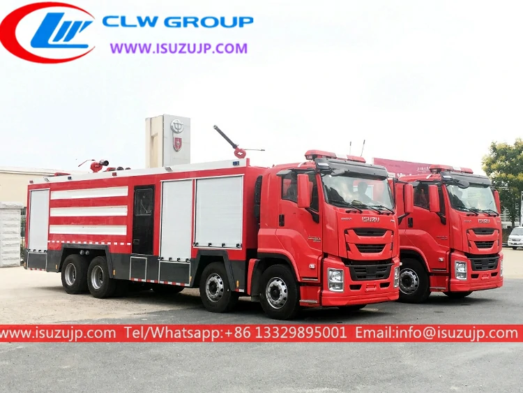 ISUZU GIGA 20 ton custom fire truck Algeria ISUZU GIGA 20 ton custom fire truck Algeria