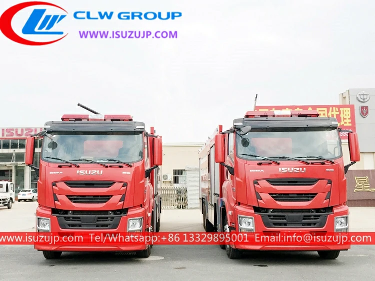ISUZU GIGA 20m3 military fire trucks for sale Mali ISUZU GIGA 20m3 military fire trucks for sale Mali