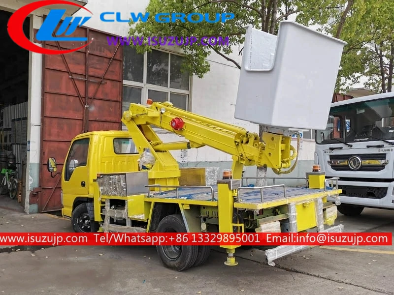 ISUZU NHR 16m man boom truck ISUZU NHR 16m man boom truck