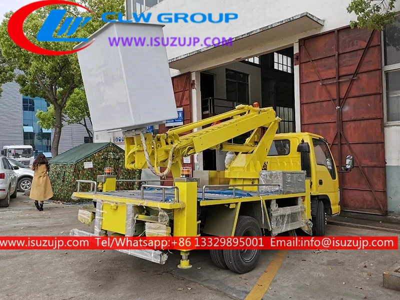 ISUZU NHR 16m man up lift trucks ISUZU NHR 16m man up lift trucks
