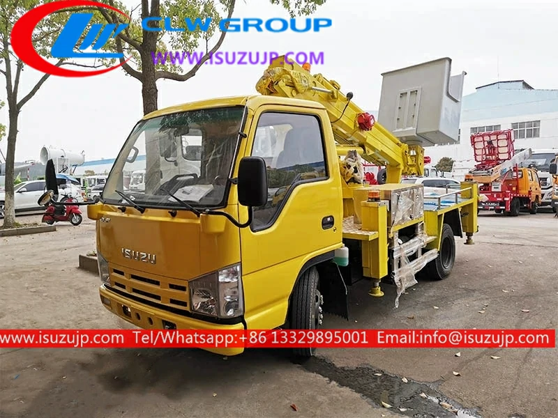 ISUZU NHR 16m truck mounted articulated boom lift ISUZU NHR 16m truck mounted articulated boom lift
