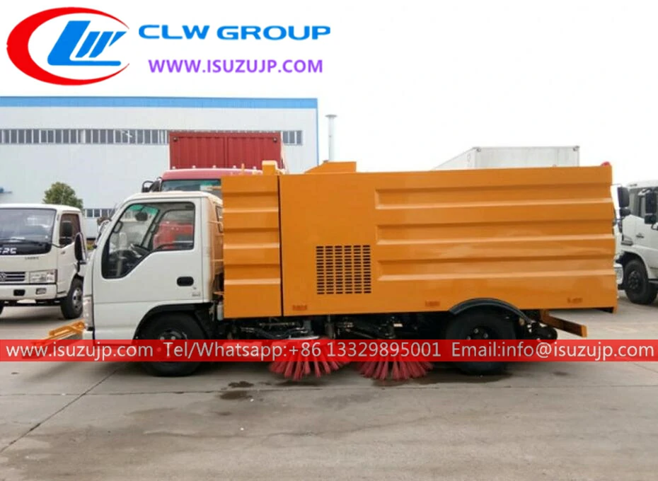 ISUZU NHR 5m3 truck mounted sweeper for sale ISUZU NHR 5m3 truck mounted sweeper for sale