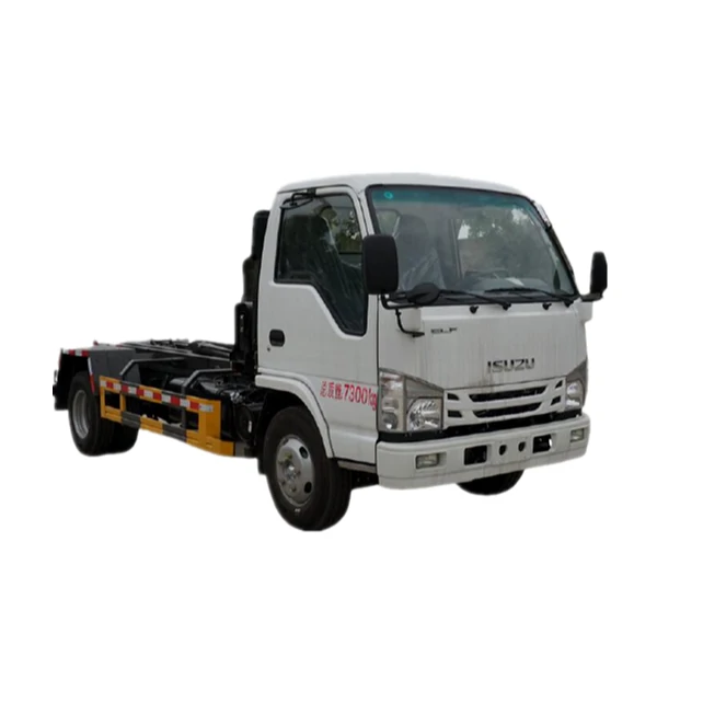 ISUZU NHR mini 4cbm dumpster hook truck Georgia ISUZU NHR mini 4cbm dumpster hook truck Georgia