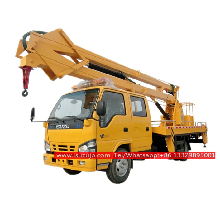 ISUZU NKR 16 meters man lift truck Uzbekistan ISUZU NKR 16 meters man lift truck Uzbekistan