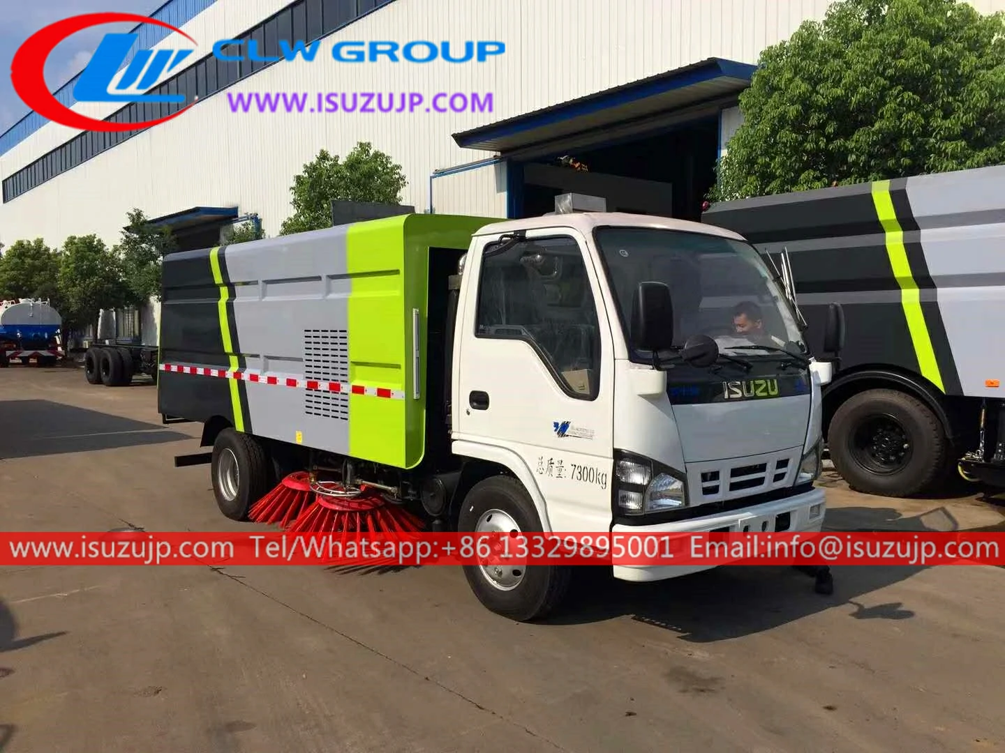 ISUZU NKR 5m3 road sweeper lorry ISUZU NKR 5m3 road sweeper lorry