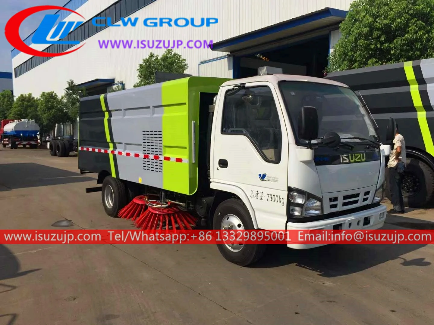 ISUZU NKR 5m3 street sweeper truck ISUZU NKR 5m3 street sweeper truck