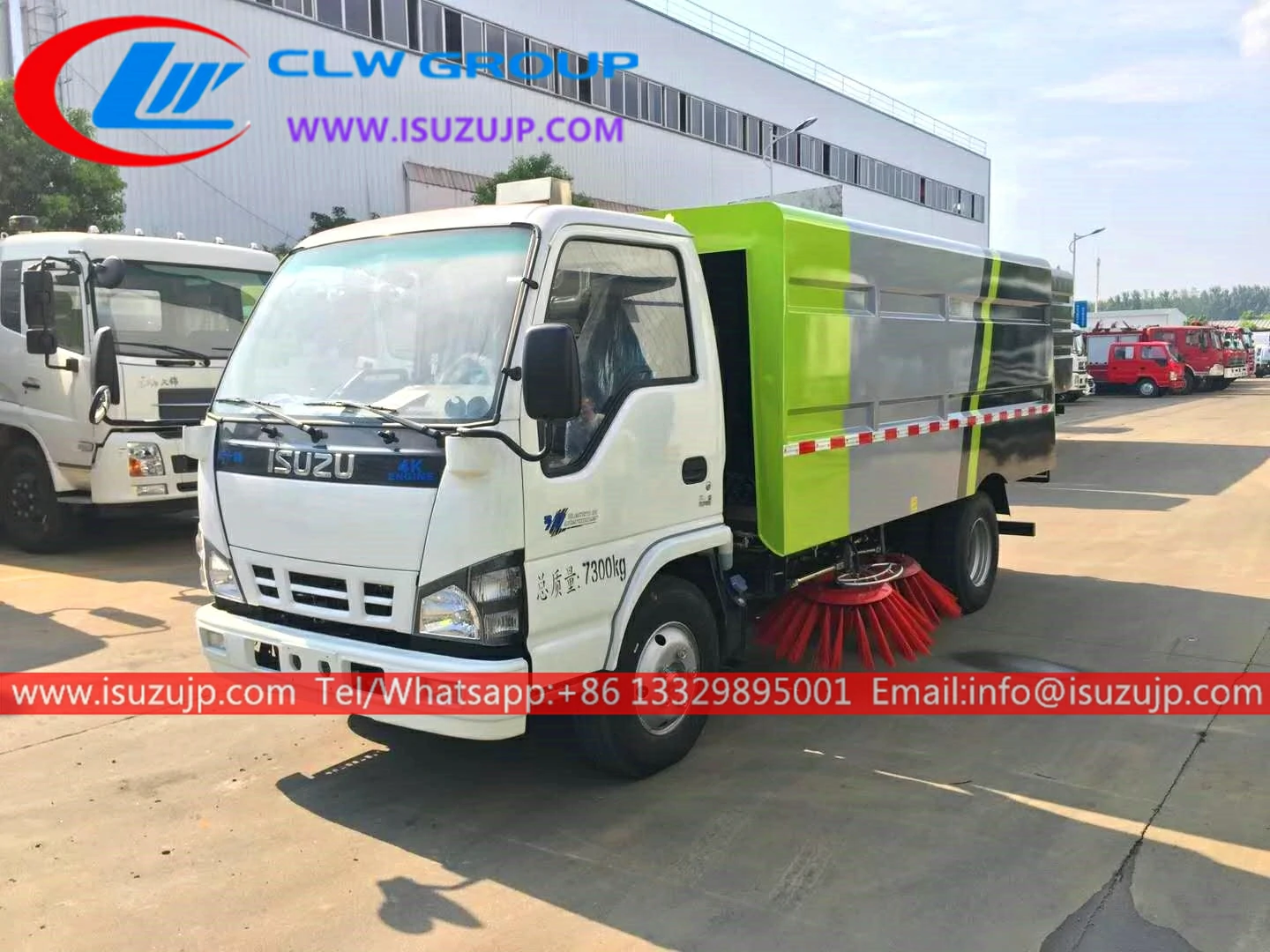 ISUZU NKR 5m3 vacuum sweeper truck ISUZU NKR 5m3 vacuum sweeper truck