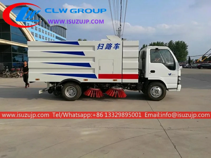 ISUZU NKR 6 ton air sweeper truck ISUZU NKR 6 ton air sweeper truck