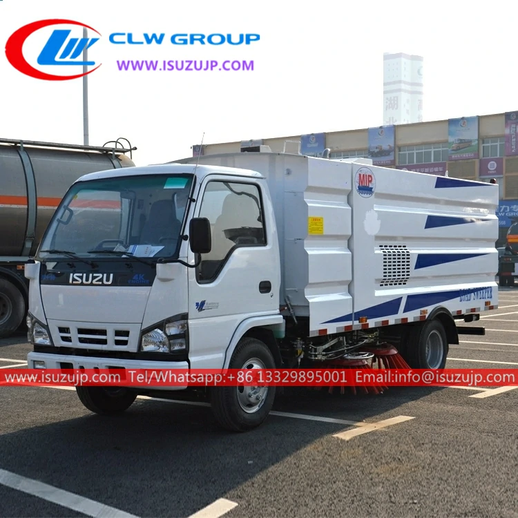 ISUZU NKR 6 ton cleaning sweeper truck ISUZU NKR 6 ton cleaning sweeper truck