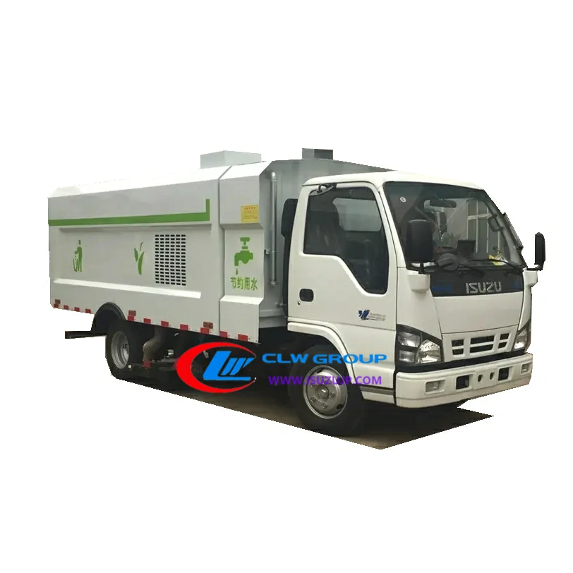 ISUZU NKR 6 ton vacuum cleaner sweeper ISUZU NKR 6 ton vacuum cleaner sweeper