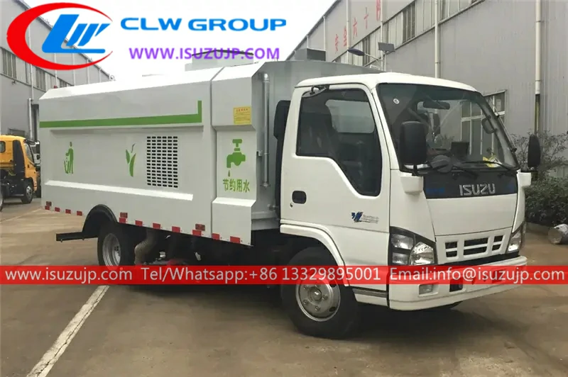 ISUZU NKR 6 ton vacuum sweeper truck ISUZU NKR 6 ton vacuum sweeper truck