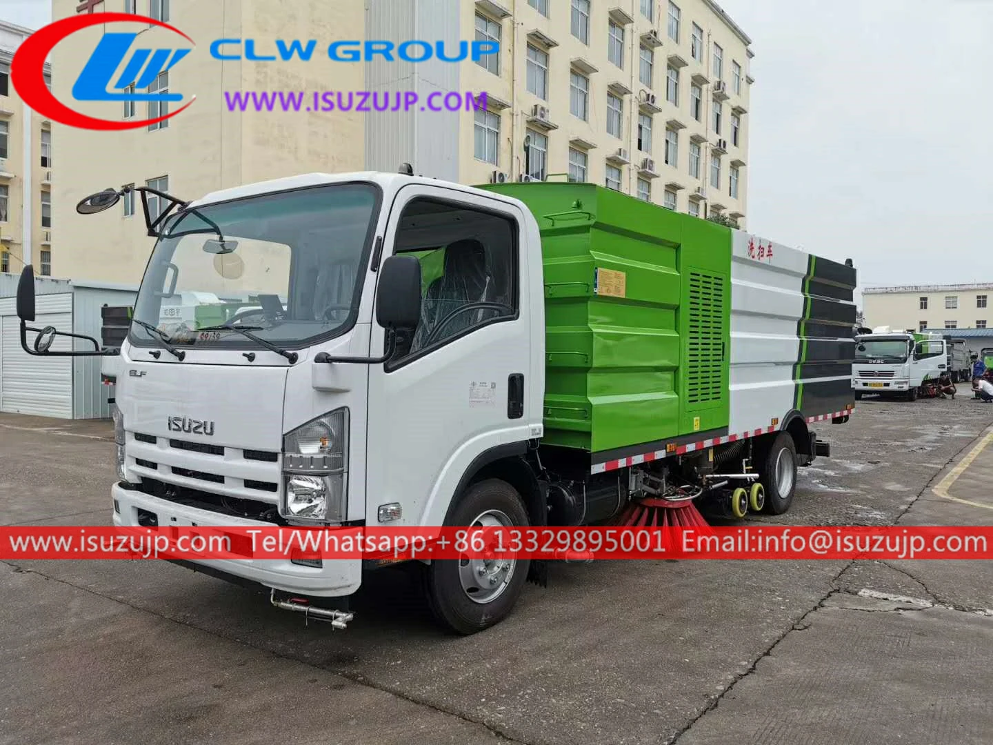 ISUZU NPR 10cbm road sweeper truck for sale ISUZU NPR 10cbm road sweeper truck for sale
