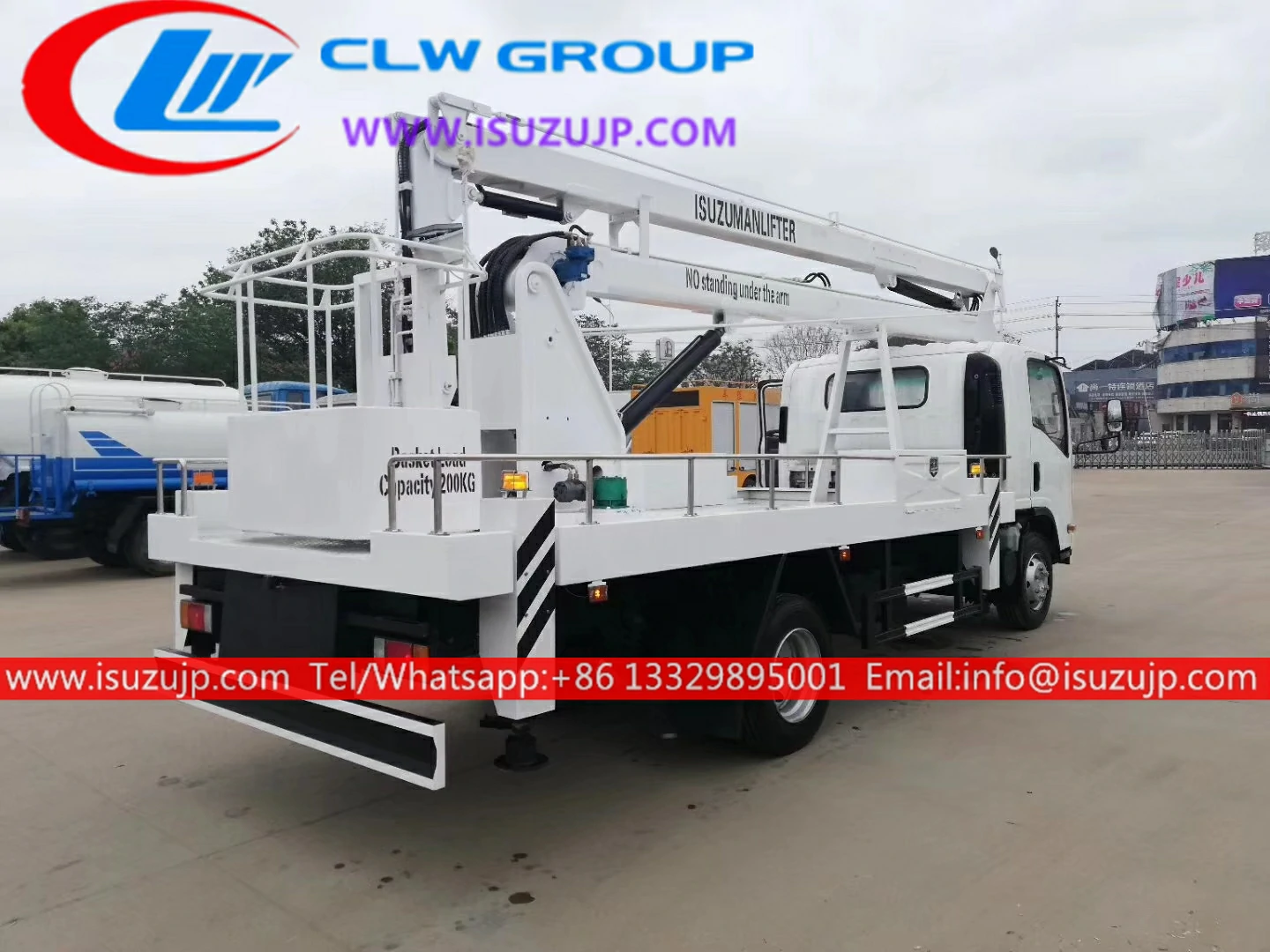 ISUZU NPR 20m boom cherry picker ISUZU NPR 20m boom cherry picker