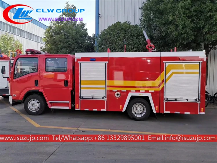 ISUZU NPR 4000 liters firefighter truck for sale Kyrgyzstan ISUZU NPR 4000 liters firefighter truck for sale Kyrgyzstan
