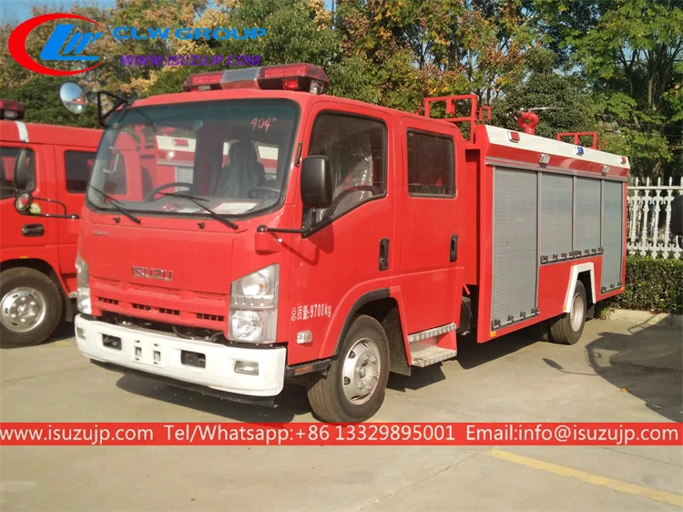 ISUZU NPR 4m3 foam tender fire truck Sri Lanka ISUZU NPR 4m3 foam tender fire truck Sri Lanka