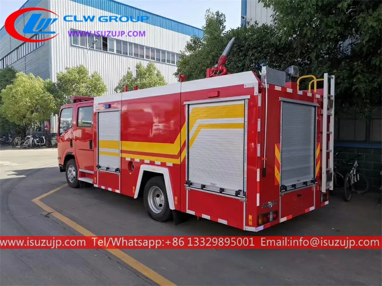 ISUZU NPR 4t army fire engine Kazakhstan ISUZU NPR 4t army fire engine Kazakhstan