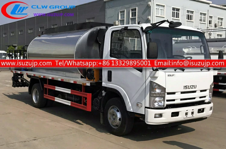 ISUZU NPR 6 ton asphalt paving truck ISUZU NPR 6 ton asphalt paving truck