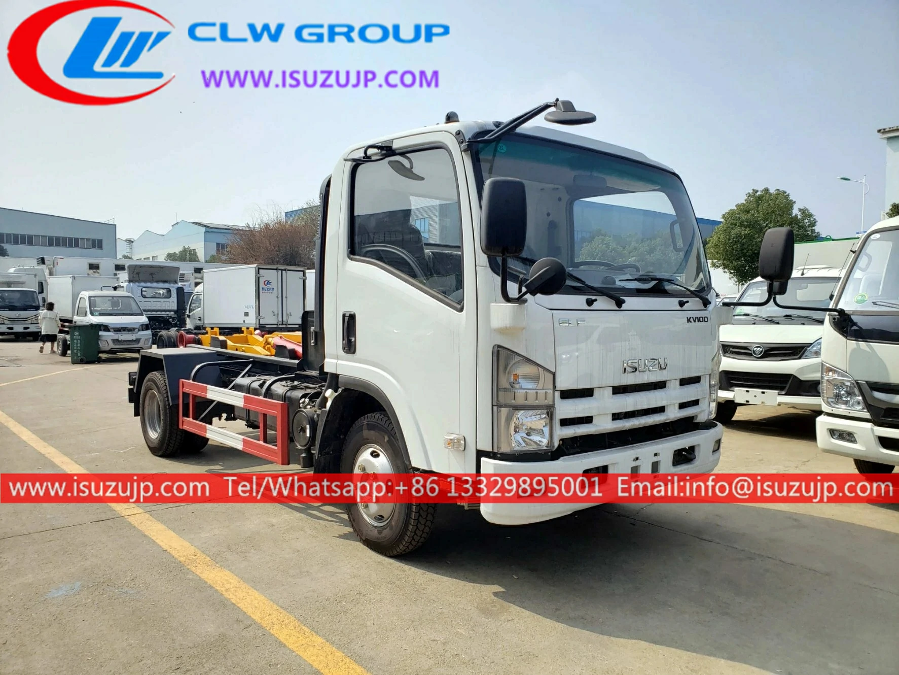 ISUZU NPR 8 ton hook and lift truck ISUZU NPR 8 ton hook and lift truck