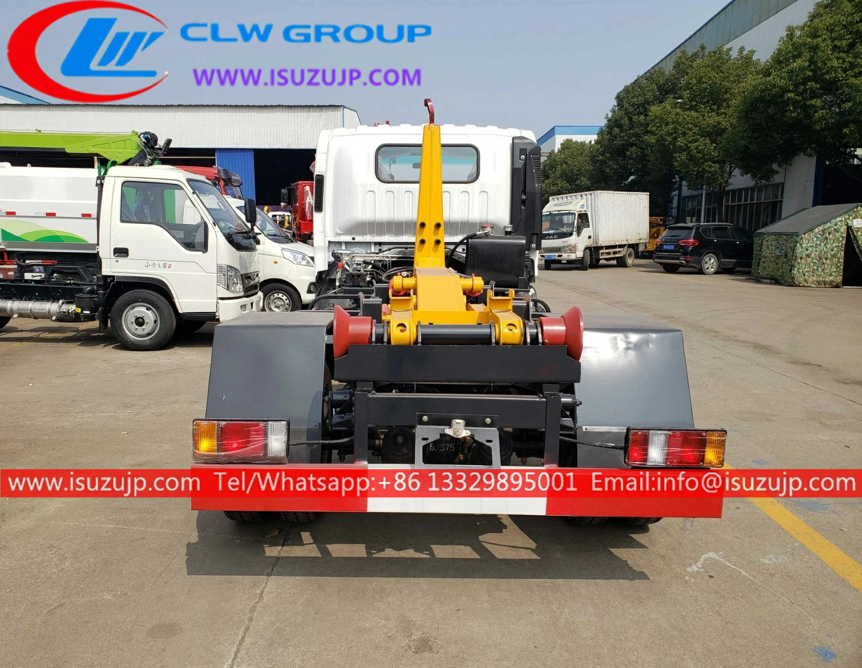 ISUZU NPR 8 ton new hooklift truck for sale ISUZU NPR 8 ton new hooklift truck for sale