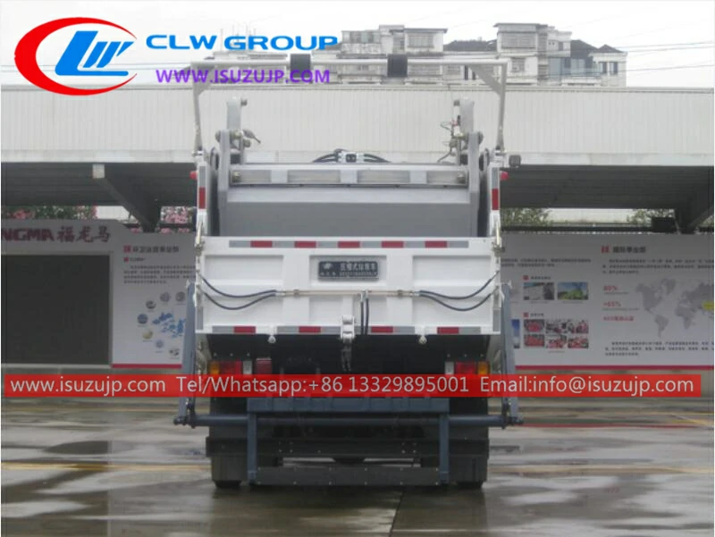 ISUZU NQR 6 ton trash compactor truck Indonesia