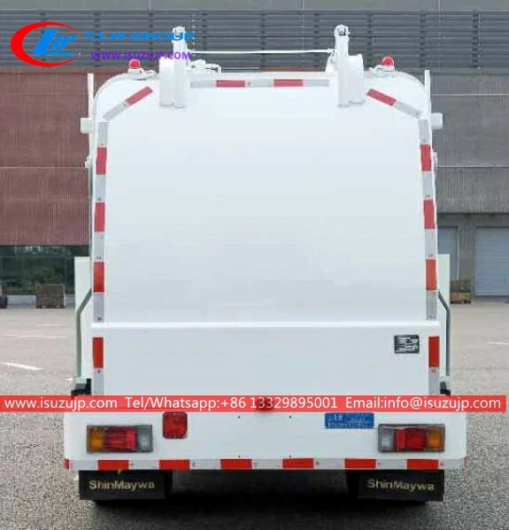 ISUZU NQR 6 ton waste management side loader for sale in Tuvalu