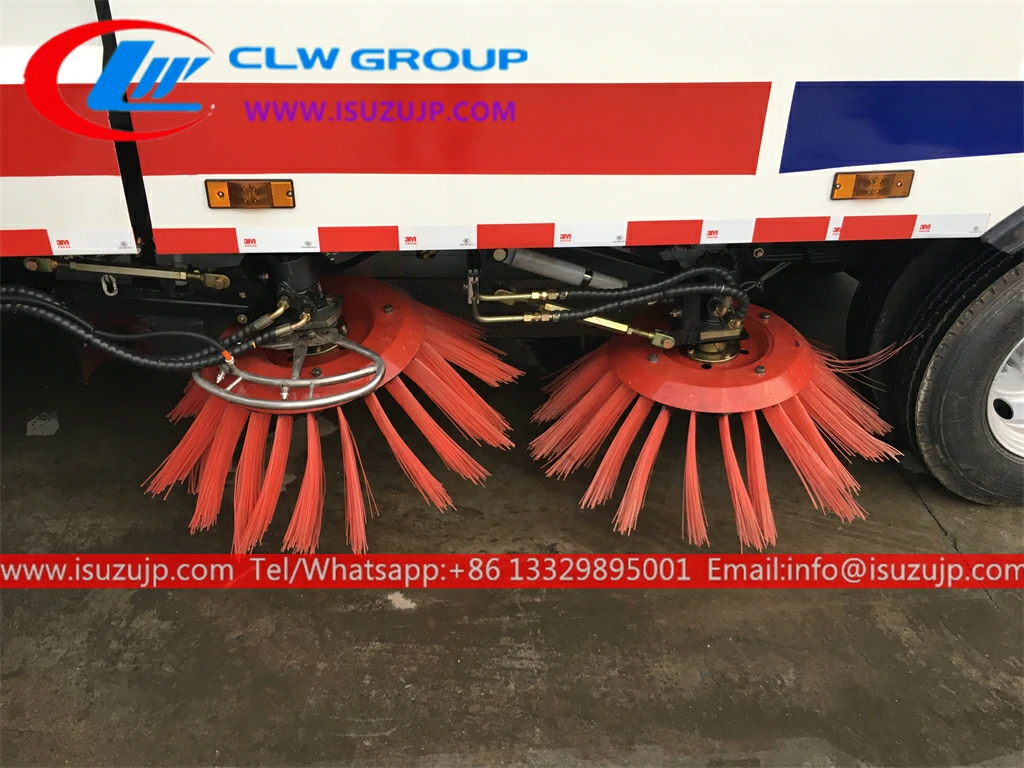 ISUZU city street road cleaning sweeper truck Tajikistan ISUZU city street road cleaning sweeper truck Tajikistan