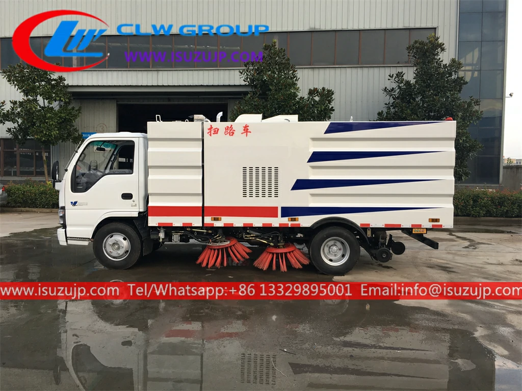 ISUZU road sweeper truck street cleaning Kyrgyzstan ISUZU road sweeper truck street cleaning Kyrgyzstan