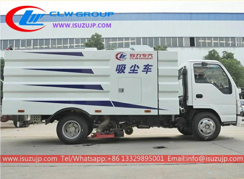 ISUZU vacuum road sweeper truck Tanzania ISUZU vacuum road sweeper truck Tanzania