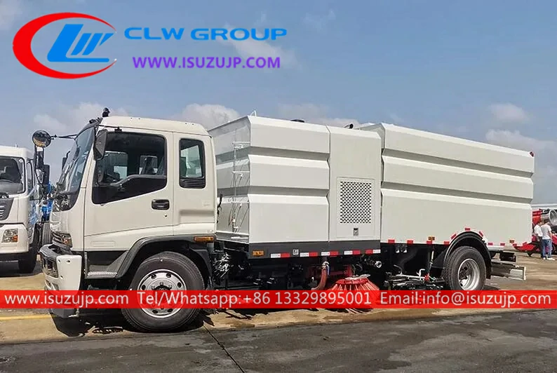Isuzu FTR 12cbm compact road sweeper Isuzu FTR 12cbm compact road sweeper