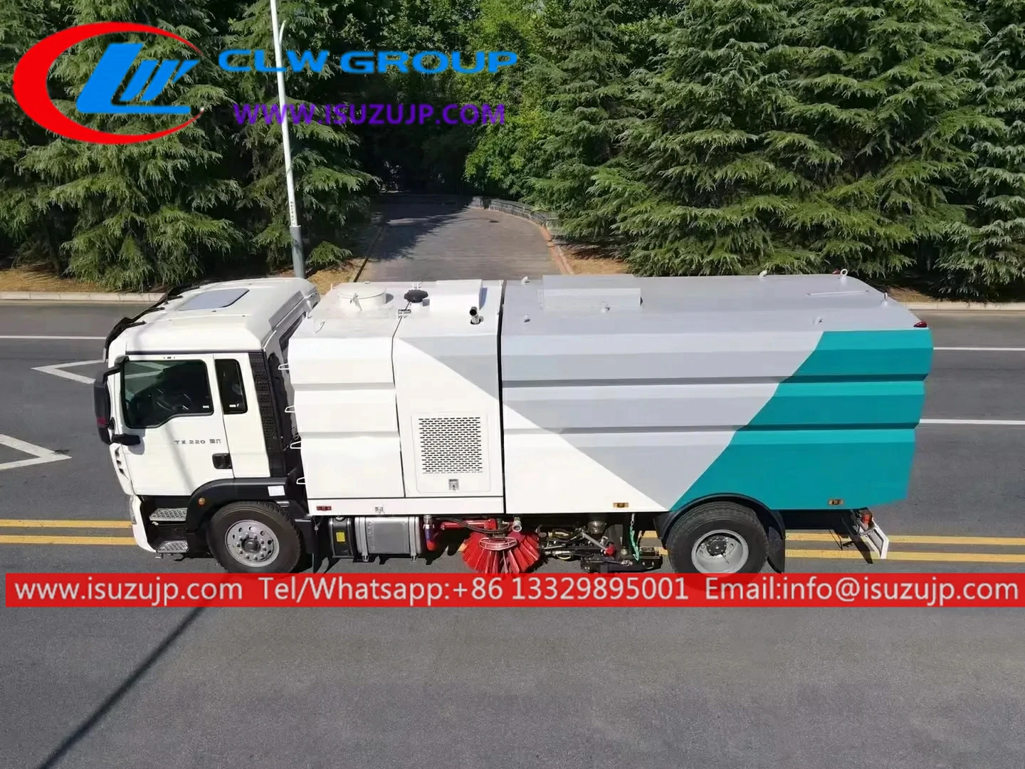 Isuzu FTR 16cbm construction street sweeper Isuzu FTR 16cbm construction street sweeper