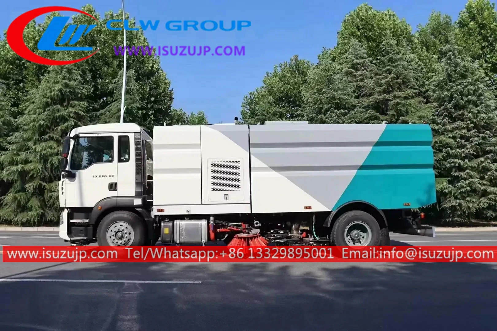 Isuzu FTR 16cbm road sweeper for sale Isuzu FTR 16cbm road sweeper for sale