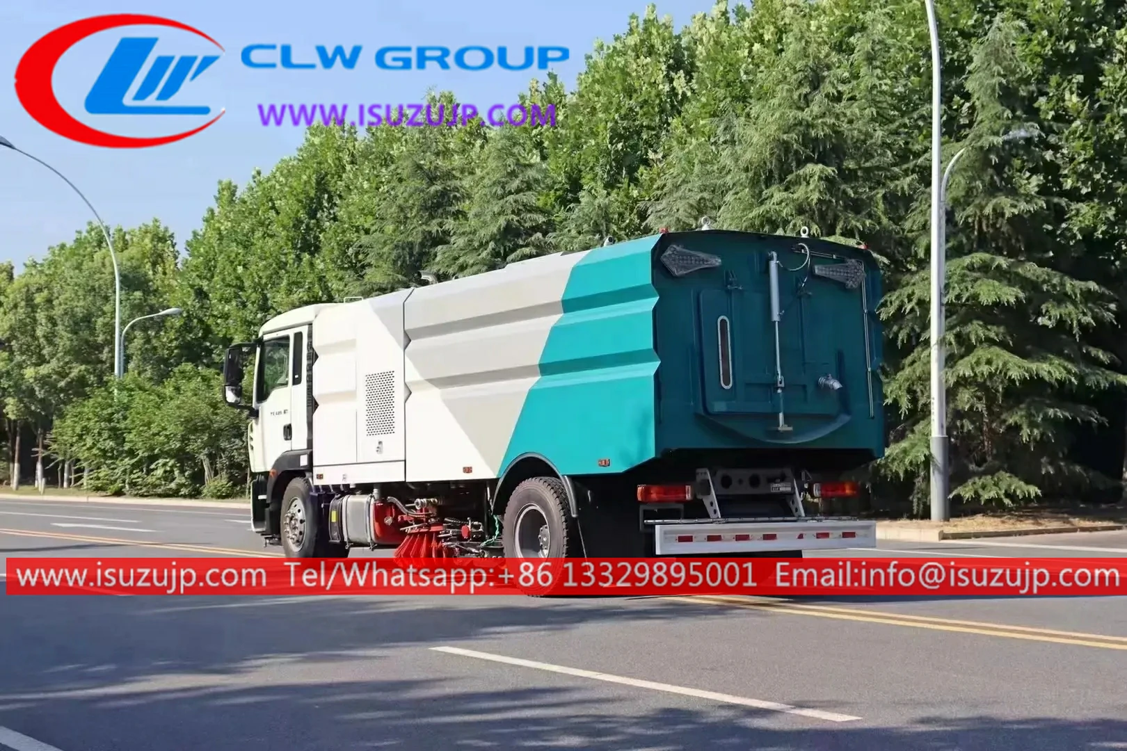 Isuzu FTR 16cbm tractor mounted road sweeper Isuzu FTR 16cbm tractor mounted road sweeper