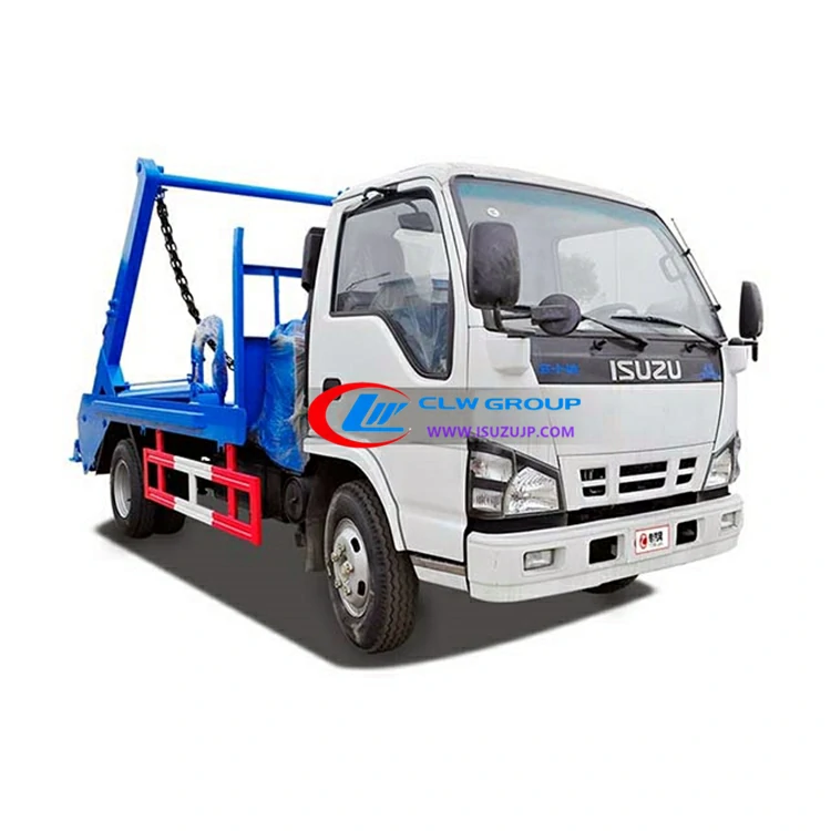 Japan Isuzu 5 ton swing arm garbage truck Angola Japan Isuzu 5 ton swing arm garbage truck Angola