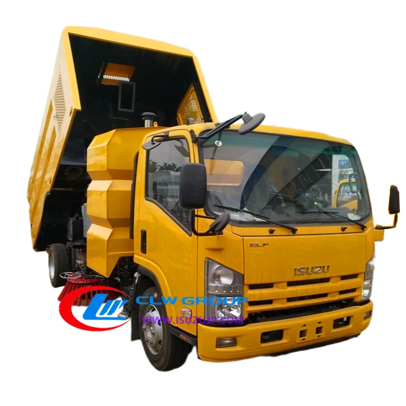Japan Isuzu 8 ton street vacuum sweeping machine Japan Isuzu 8 ton street vacuum sweeping machine