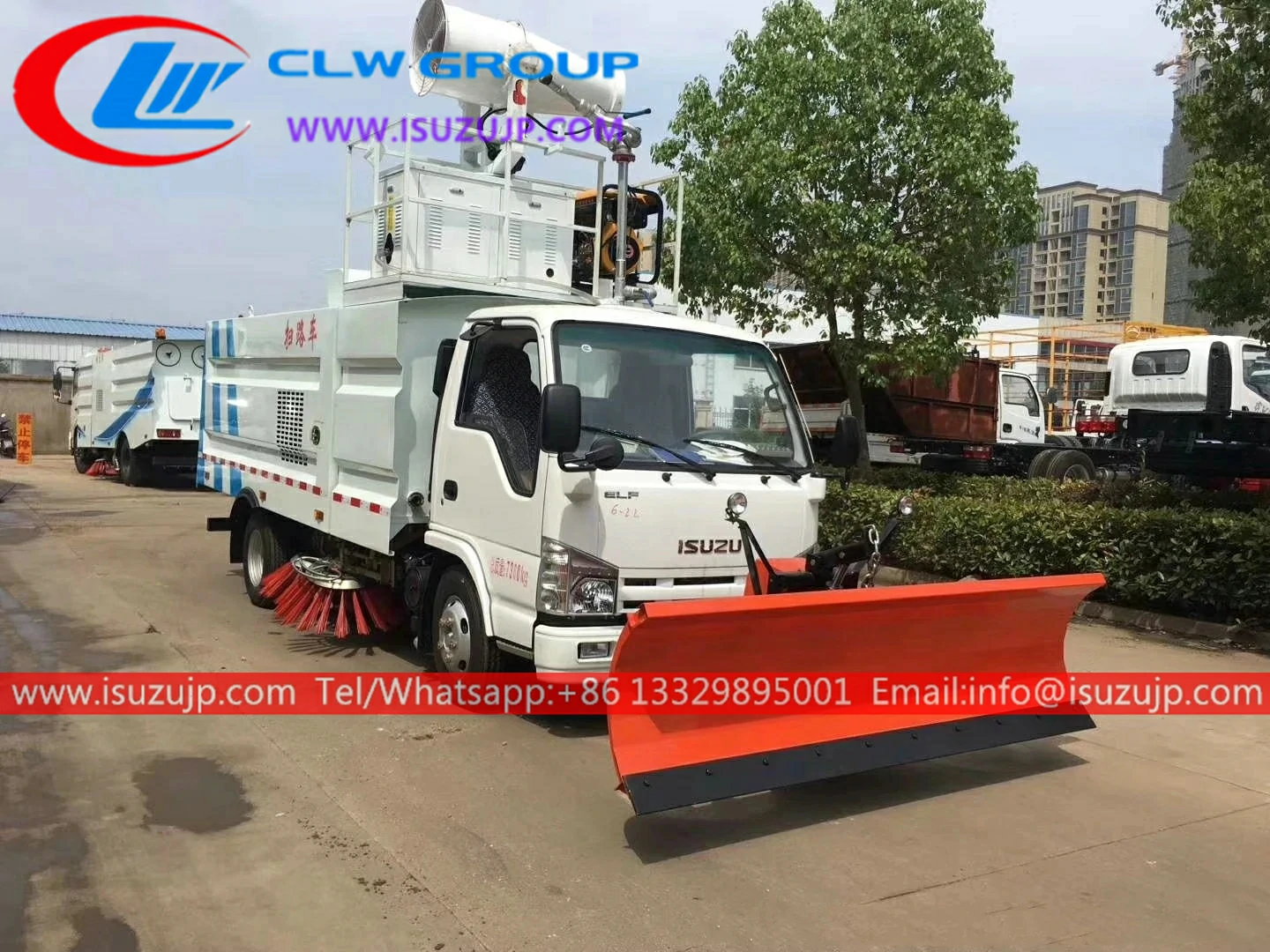 Japan Isuzu small sweeper truck Japan Isuzu small sweeper truck