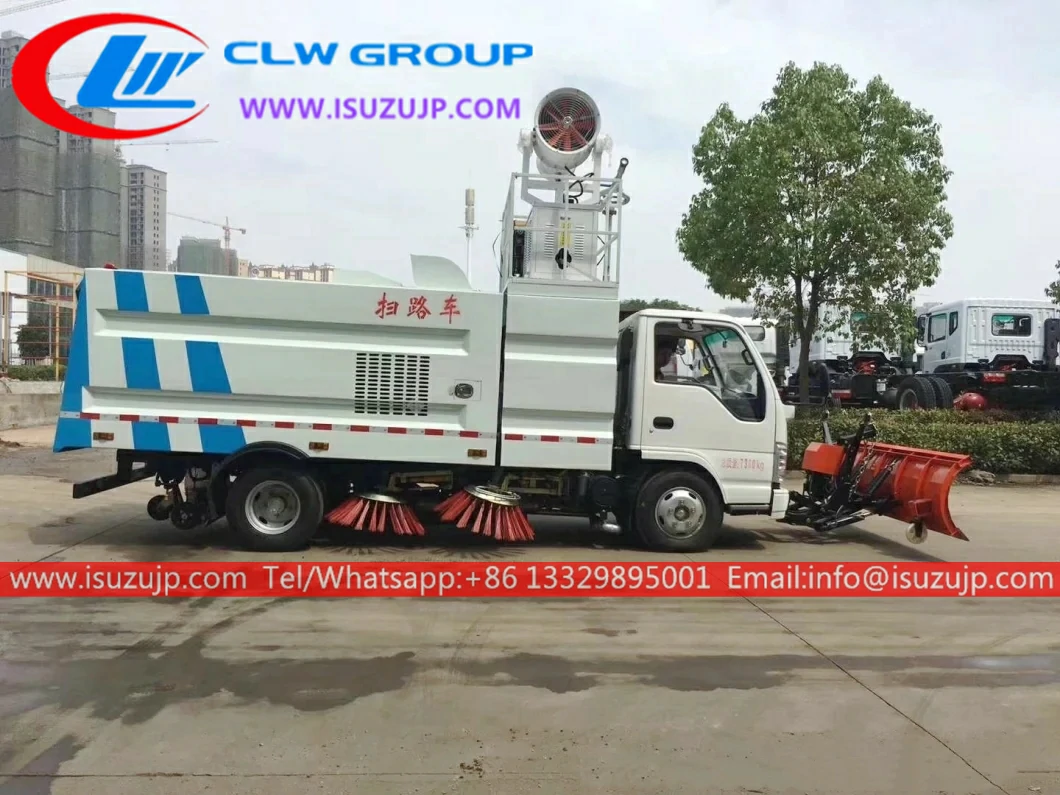 Japan Isuzu truck mounted street sweeper Japan Isuzu truck mounted street sweeper