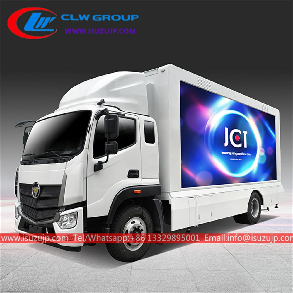 Foton Aumark truck with led tv screen