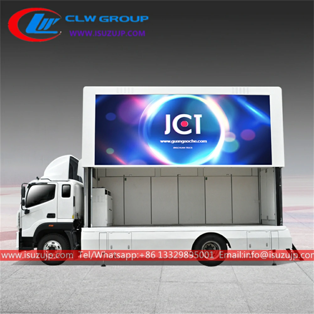 Large mobile led screen truck Large mobile led screen truck