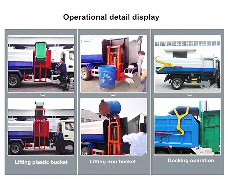 Side loader refuse truck Operation status Side loader refuse truck Operation status