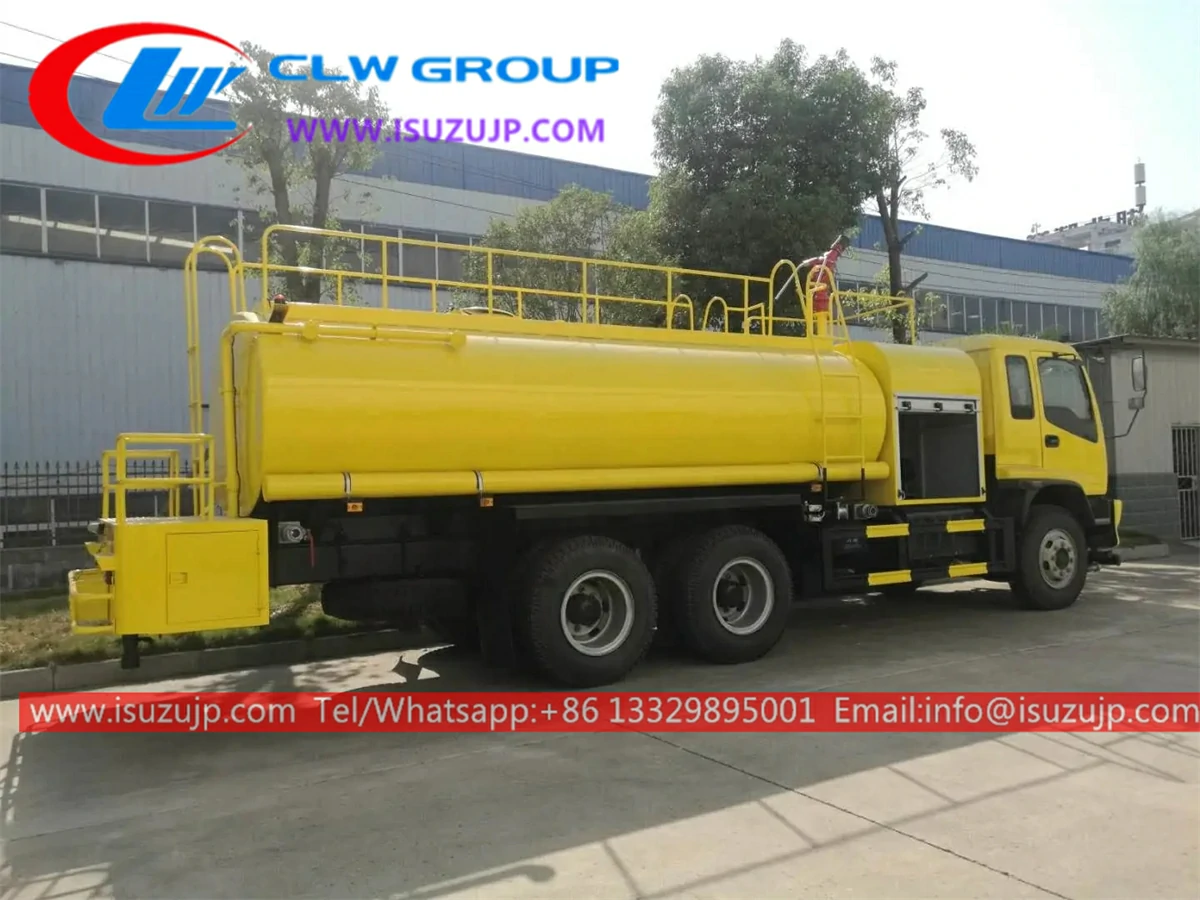 10 tire ISUZU FVZ water tanker fire truck Qatar 10 tire ISUZU FVZ water tanker fire truck Qatar