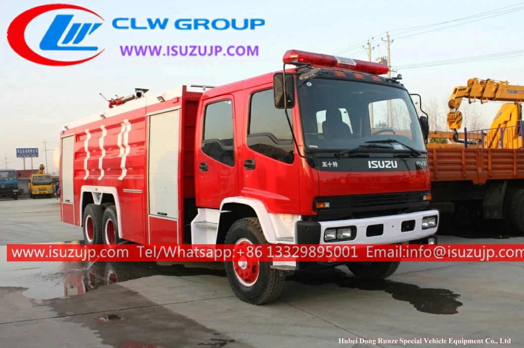 10 wheel ISUZU FVZ off road new fire engine 10 wheel ISUZU FVZ off road new fire engine