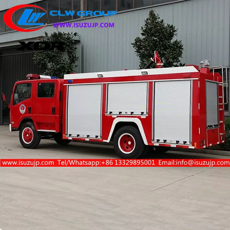4x4 ISUZU NPR 5000kg mini pumper fire truck 4x4 ISUZU NPR 5000kg mini pumper fire truck